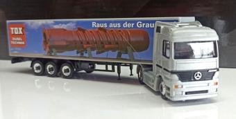 Schuco 1:87 Mercedes Benz Actros Dorseli Tır ( Technion) Küçük Boy