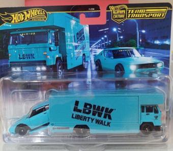 Hot Wheels 1:64 Team Transport Nissan Skyline 2000 Ve Tasıyıcı Kamyon