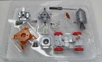 Sunman 1:48 Lunar Rover Apollo Uzay Set Plastik Demonte Maket