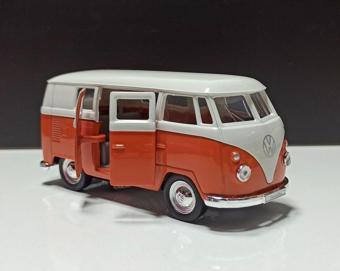 Welly 1963 Volkswagen T1 Büş Minibüs Orange Çek Birak