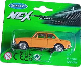 Welly Bmw 2002 Ti Turuncu 1:64 Ölçek Mini Metal Araba Nex