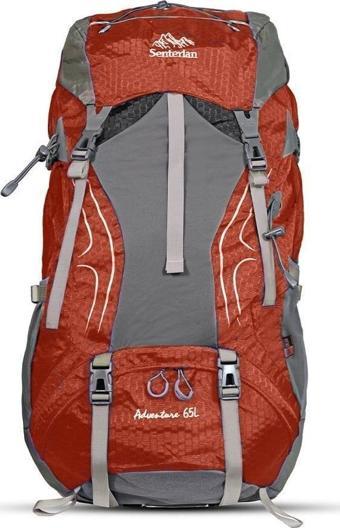 SENTERLAN  CAVE BACKPACK 65 LİTRE SIRT ÇANTASI BORDO RENK