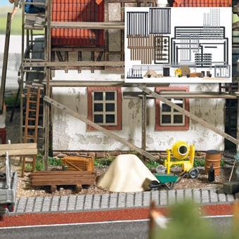 Busch Maket Model İnşaat Yapı Seti HO 1/87 N:1376