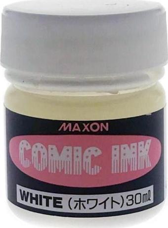 Holbein Maxon Comic Ink Beyaz Mürekkep 30ml