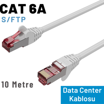 IRENIS 10 Metre CAT6A S/FTP Ethernet Data Center Patch Kablo