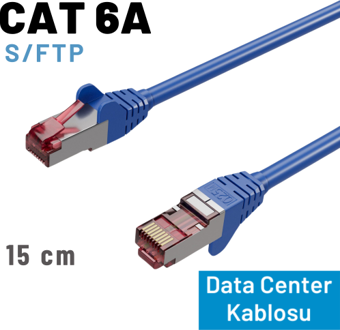 IRENIS 15 cm CAT6A S/FTP Ethernet Data Center Patch Kablo