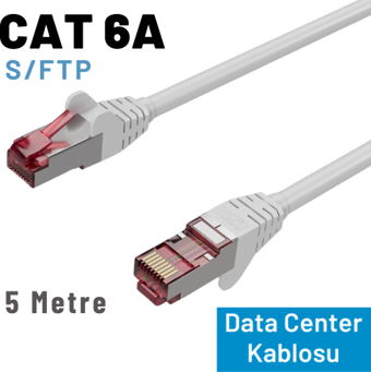 IRENIS 5 Metre CAT6A S/FTP Ethernet Data Center Patch Kablo