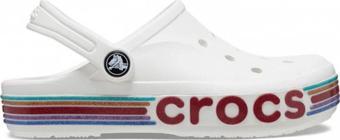 crocs 209730-100 BAYABAND RAINBOW GLITTER ÇOCUK SPOR SANDALET TERLİK