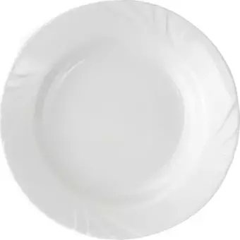 GÜRAL PORSELEN Soprano 6 Adet 20 Cm Pasta Tabağı Dekorsuz