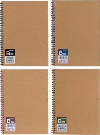 Deli Spiral Kraft Notebook LB560-05