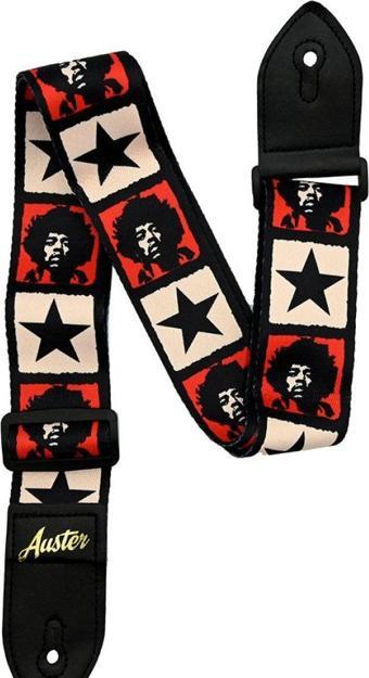 Auster Strap 200 Jimi Hendrix Desenli Gitar Askısı