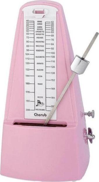 Cherub WSM-305 Pembe Mekanik Metronom