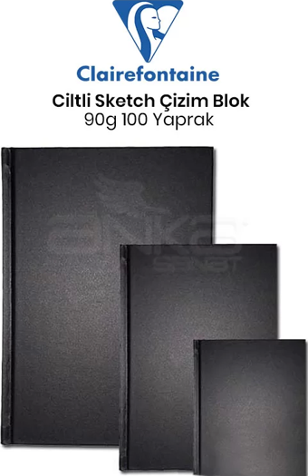 Clairefontaine Sketch Çizim Blok 90g 100 Yaprak