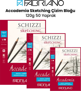 Fabriano Accademia Sketching Çizim Bloğu 120g 50 Yaprak