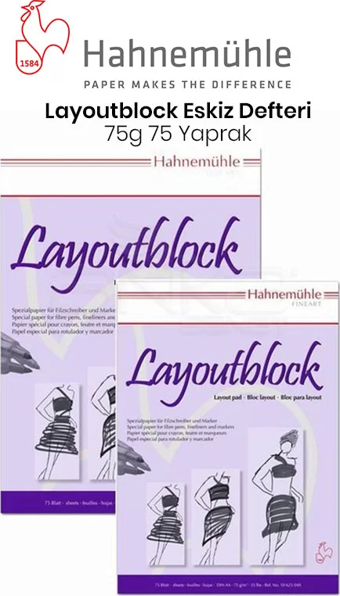 Hahnemühle Layoutblock 75 Yaprak 75g