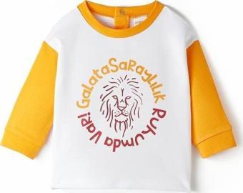 Galatasaray Orijinal Sarı Beyaz Sweat