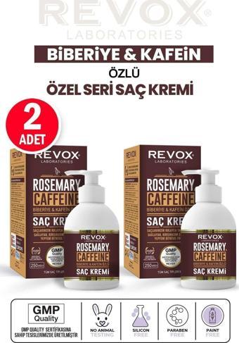 Revox Biberiye ve Caffein Özlü Saç Kremi 250 ml X 2 Adet