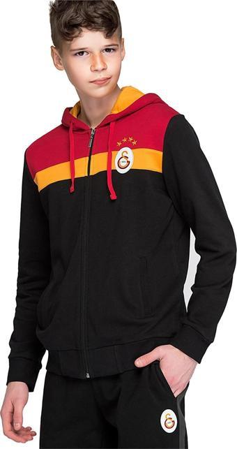 Galatasaray Orijinal Kapüşonlu Çocuk Sweat 