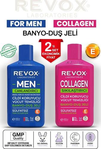 Revox Multi Mineral Complex Cildi Canlandırıcı+Collagen Sıkılaştırıcı Duş Jeli Ekonomik Set