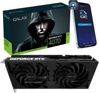 Galax Geforce Rtx 4070 D6 1-Click Oc 2X 12Gb Gddr6 192 Bit Dlss 3 Ekran Kartı (47Nol7Mdabdx)