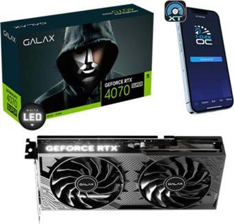 Galax Geforce Rtx 4070 Super 1-Click Oc 2X V2 12Gb Gddr6X 192 Bit Dlss 3 Ekran Kartı (47Som7Mdabcd)