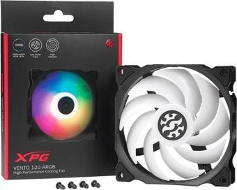 XPG ARGB  VENTO120ARGB-BKCWW 120MM TEKLİ 3PİN SİYAH KASA FANI