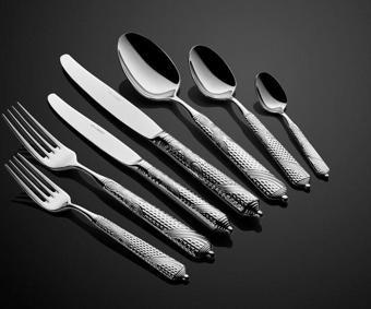 Lamedore Embossed 89 Parça Çatal Bıçak Seti