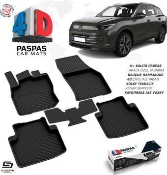 VW Tiguan 3 4D Havuzlu Paspas 2024 Üzeri A+ Kalite