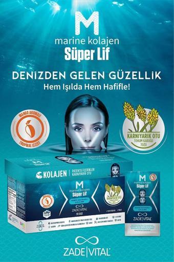 Zade Vital Marıne Kolajen Süper Lif 28 Toz Saşe