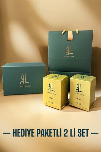 Un Petıt Luxe Premium Hediye Kutulu Sincere Extrait De Parfum 50 Ml Exclusive Kadın Parfüm Seti (2'li) (Floral)