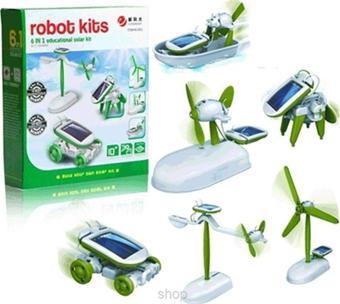 Güneş Enerjili Robot Oluşturma Seti (6 in 1)