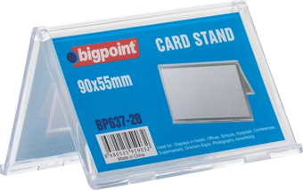 Bigpoint Kart Standı Çift Taraflı 90x55mm