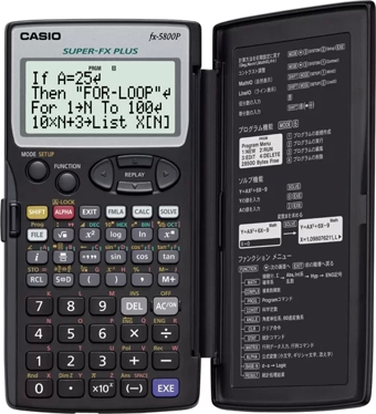 Casio FX-5800P Programlanabilir Bilimsel Hesap Makinesi