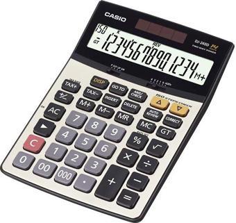 CASİO DJ-240 D PLUS MASA ÜSTÜ HESAP MAKİNESİ 14 HANE METAL YÜZEY (TAX 300 İŞLEM KONTROLLÜ)