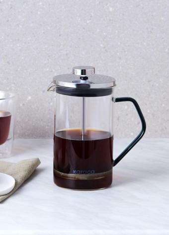 Karaca Coffe Bean Borosilikat Cam French Press Cool Green 600 Ml