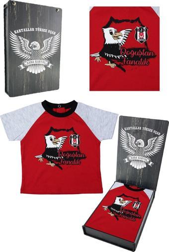 Beşiktaş Orijinal Bebek T-Shirt Hediyelik Ahşap Kutulu