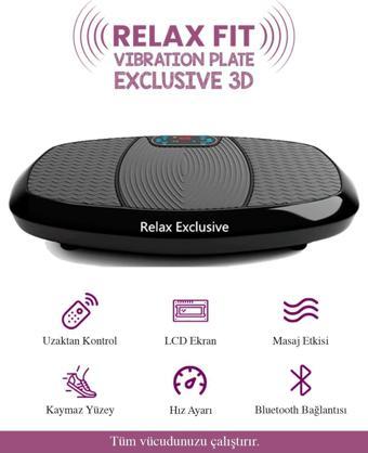 Relax Exclusive 3D Vibration Plate Titreşimli Spor Egzersiz Aleti