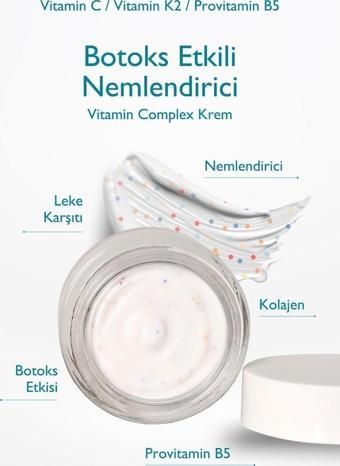 Baga Botoks Etkili Nemlendirici Vitamin Complex Krem