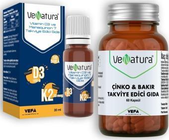 VeNatura Çinko Bakır Ve D3 K2 20 Ml Damla