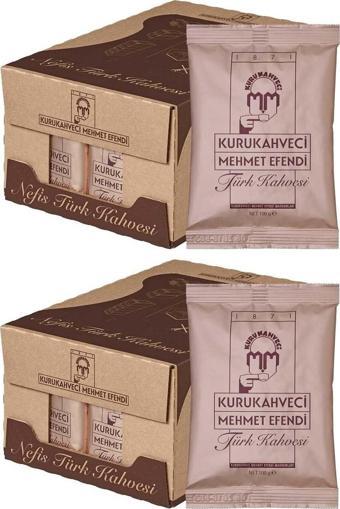 Kurukahveci Mehmet Efendi  Türk Kahvesi 100Gr (50 Li Set) (2 Koli*25)