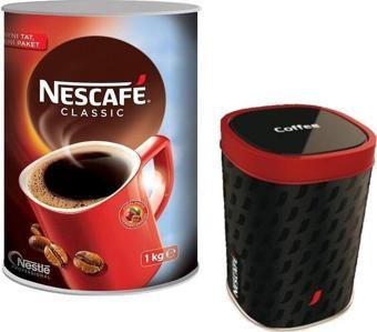 Nescafe Classic 1 Kg. Tin Box Hediyeli