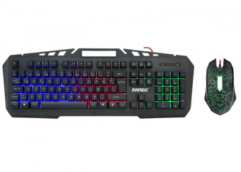 EVEREST KMX-99, Rainbow Işıklı, Türkçe Q, USB Kablolu, Gaming, Klavye Mouse Set