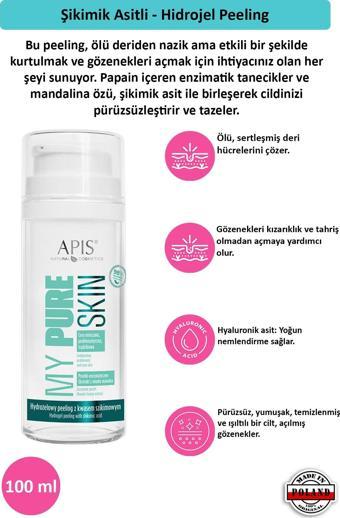 Şikimik Asitli - Hidrojel Peeling - MY PURE SKIN- 100 Ml