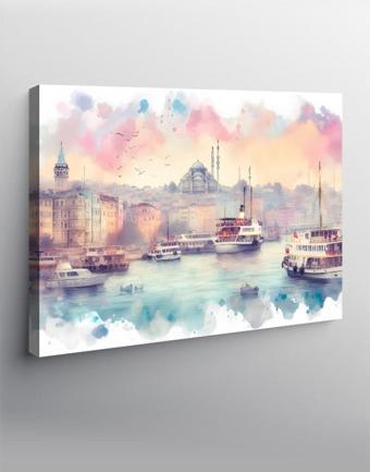 Tablomega Kanvas Tablo İstanbul Manzarası