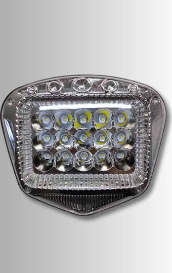 3 Tekerli E-BİKE ELEKTRİKLİ MOTOSİKLET BİSİKLET LED ÖN FAR KARE