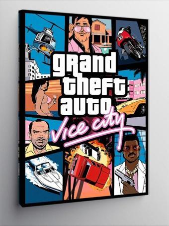 Tablomega Kanvas Tablo Grand Theft Auto Vice City