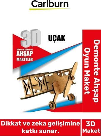 3 Boyut Eğitici Öğretici Zeka Geliştirici Boyanabilir Ebeveyn Çocuk Puzzle Demonte Ahşap Oyun Maket