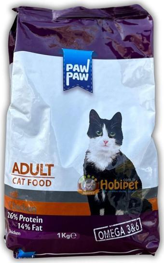 Paw Paw Tavuklu Yetişkin Kedi Maması 1 Kg