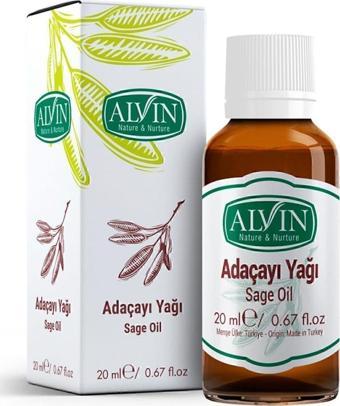 Alvin Adaçayı Yağı (Sage Oil) Doğal 20 Ml