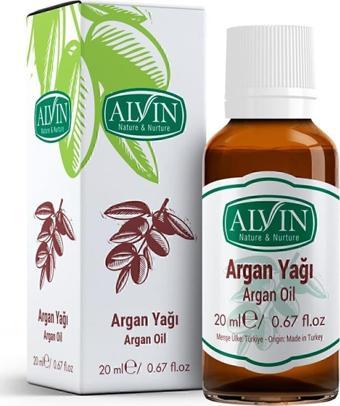 Alvin Argan Yağı Soğuk Sıkım Ve Doğal Saç Bakımı 20 Ml